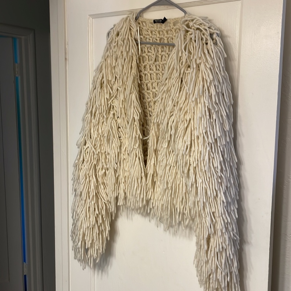Boho Shag Jacket- Nasty Gal- Size S